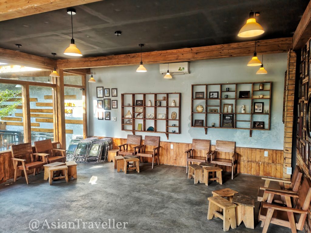 ダナンで有名な人気カフェ IKIGAIの室内の雰囲気